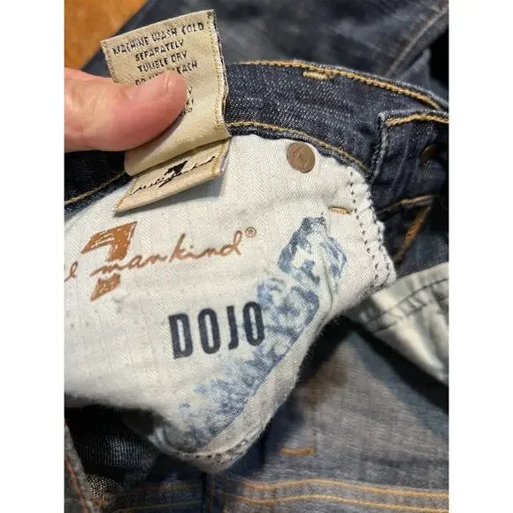 Seven For All Mankind Dojo Flare Jeans Size 25 X 29 - Picture 7 of 8